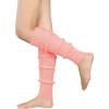 imageAmerican Trends Leg Warmers for Women Girls 80s Ribbed Leg Warmer for Neon Party Knitted Fall Winter Sports Socks1 Light Pink