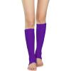 imageAmerican Trends Leg Warmers for Women Girls 80s Ribbed Leg Warmer for Neon Party Knitted Fall Winter Sports Socks1 Purple