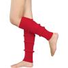 imageAmerican Trends Leg Warmers for Women Girls 80s Ribbed Leg Warmer for Neon Party Knitted Fall Winter Sports Socks1 Red