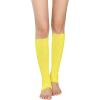 imageAmerican Trends Leg Warmers for Women Girls 80s Ribbed Leg Warmer for Neon Party Knitted Fall Winter Sports Socks1 Vitality Yellow