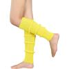 imageAmerican Trends Leg Warmers for Women Girls 80s Ribbed Leg Warmer for Neon Party Knitted Fall Winter Sports Socks1 Vitality Yellow