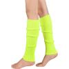 imageAmerican Trends Leg Warmers for Women Girls 80s Ribbed Leg Warmer for Neon Party Knitted Fall Winter Sports Socks3 Packyellowgreenrose