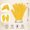 imageAmerican Trends Magic Knitted Gloves for Women Winter Warm Full Finger Mittens for Men Ladies Soft Stretchy Unisex GlovesWhite