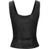 imageAmerican Trends Women Pirate Renaissance Vest Cosplay Costume Waistcoat Halloween Steampunk Gothic Medieval BodiceBlack
