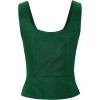 imageAmerican Trends Women Pirate Renaissance Vest Cosplay Costume Waistcoat Halloween Steampunk Gothic Medieval BodiceVintage Green