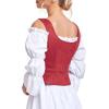 imageAmerican Trends Women Pirate Renaissance Vest Cosplay Costume Waistcoat Halloween Steampunk Gothic Medieval BodiceWine