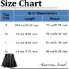 imageAmerican Trends Womens Mini Skirt Pleated Flared Skater Skirt Metallic Skirt Athletic Tennis SkirtShiny Purple