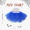 imageWomens Tutu Skirt Elastic 5 Layered Vintage Tulle Ballet Skirt Party Festival Costume02royal Blue