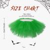 imageWomens Tutu Skirt Elastic 5 Layered Vintage Tulle Ballet Skirt Party Festival CostumeGreen