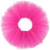 imageWomens Tutu Skirt Elastic 5 Layered Vintage Tulle Ballet Skirt Party Festival CostumeHot Pink