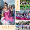 imageWomens Tutu Skirt Elastic 5 Layered Vintage Tulle Ballet Skirt Party Festival CostumeLight Blue
