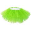 imageWomens Tutu Skirt Elastic 5 Layered Vintage Tulle Ballet Skirt Party Festival CostumeLight Green