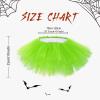 imageWomens Tutu Skirt Elastic 5 Layered Vintage Tulle Ballet Skirt Party Festival CostumeLight Green
