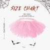 imageWomens Tutu Skirt Elastic 5 Layered Vintage Tulle Ballet Skirt Party Festival CostumeLight Pink