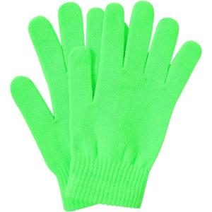 imageAmerican Trends Magic Knitted Gloves for Women Winter Warm Full Finger Mittens for Men Ladies Soft Stretchy Unisex GlovesLight Green