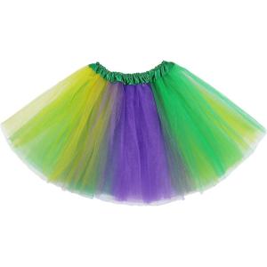 imageWomens Tutu Skirt Elastic 5 Layered Vintage Tulle Ballet Skirt Party Festival CostumeMardi Gras