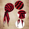 imageAmerican Trends Pirate Skirt Dress Halloween Costume Women Men Pirate Head Scarf Pirate Cosplay Accessories Bandana HeadbandBlack  Red