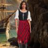imageAmerican Trends Pirate Skirt Dress Halloween Costume Women Men Pirate Head Scarf Pirate Cosplay Accessories Bandana HeadbandBlack  Red