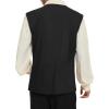 imageAmerican Trends Renaissance Costume Men Renaissance Vest Costume Medieval Costumes Laceup Waistcoat Halloween Pirate VestBlack