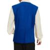 imageAmerican Trends Renaissance Costume Men Renaissance Vest Costume Medieval Costumes Laceup Waistcoat Halloween Pirate VestBlue