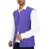 imageAmerican Trends Renaissance Costume Men Renaissance Vest Costume Medieval Costumes Laceup Waistcoat Halloween Pirate VestPurple