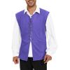 imageAmerican Trends Renaissance Costume Men Renaissance Vest Costume Medieval Costumes Laceup Waistcoat Halloween Pirate VestPurple