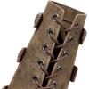 imageLeather Gauntlet Wristband Medieval Bracers 1 Pair Viking Wrist Retro Renaissance Guards Vintage Costumes AccessoriesBrown