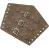 imageLeather Gauntlet Wristband Medieval Bracers 1 Pair Viking Wrist Retro Renaissance Guards Vintage Costumes AccessoriesBrown