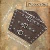 imageLeather Gauntlet Wristband Medieval Bracers 1 Pair Viking Wrist Retro Renaissance Guards Vintage Costumes AccessoriesCoffee