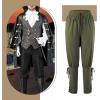 imageMens Pirate Pants Ankle Banded Renaissance Pants Medieval Viking Navigator Pants Halloween Costume Cosplay with DrawstringsArmy Green