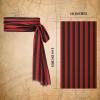 imagePirate Costume Accessories Women Men 2 Pairs Pirate Scarf Hat Sash Belt Halloween Cosplay Pirate Scarf Bandana Headband2 Red Black Strip and Wine Red