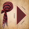 imagePirate Costume Accessories Women Men 2 Pairs Pirate Scarf Hat Sash Belt Halloween Cosplay Pirate Scarf Bandana Headband2 Red Black Strip and Wine Red