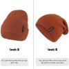 imageAmerican Trends Baby Infant Toddler Beanie for Boys Girls Kids Winter Hats Soft Warm Knit CapsBlackmaroon
