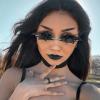 imageAmerican Trends Bat Sunglasses Fire Flame Sunglasses for Women Men Funky Rimless Eye Glasses for Halloween PartyA Colors2
