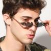 imageAmerican Trends Bat Sunglasses Fire Flame Sunglasses for Women Men Funky Rimless Eye Glasses for Halloween PartyFlame Purple