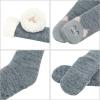imageAmerican Trends Fuzzy Socks for Women House Socks Indoor Winter Warm Furry Socks Athletic Socks for ChristmasBlakc Raccon B