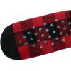 imageAmerican Trends Fuzzy Socks for Women House Socks Indoor Winter Warm Furry Socks Athletic Socks for ChristmasBlakc Snow B