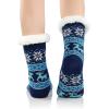 imageAmerican Trends Fuzzy Socks for Women House Socks Indoor Winter Warm Furry Socks Athletic Socks for ChristmasBlue Deer