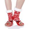 imageAmerican Trends Fuzzy Socks for Women House Socks Indoor Winter Warm Furry Socks Athletic Socks for ChristmasHat Deer
