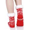 imageAmerican Trends Fuzzy Socks for Women House Socks Indoor Winter Warm Furry Socks Athletic Socks for ChristmasHat Deer