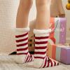 imageAmerican Trends Fuzzy Socks for Women House Socks Indoor Winter Warm Furry Socks Athletic Socks for ChristmasRed Deer