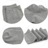 imageAmerican Trends Thigh High Socks for Women Striped Socks Tube Stockings Cosplay Accessories Cute Leg Warmers1 Light Grey