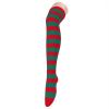 imageAmerican Trends Thigh High Socks for Women Striped Socks Tube Stockings Cosplay Accessories Cute Leg WarmersRed Green Stripes