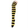 imageAmerican Trends Thigh High Socks for Women Striped Socks Tube Stockings Cosplay Accessories Cute Leg WarmersYellow Black Stripes
