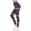 imageAmerican Trends Ugly Christmas Leggings for Women Pants with Funny Print Holiday Outfits High WaistedDark Red Deer
