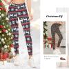imageAmerican Trends Ugly Christmas Leggings for Women Pants with Funny Print Holiday Outfits High WaistedDark Red Deer