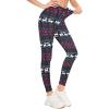 imageAmerican Trends Ugly Christmas Leggings for Women Pants with Funny Print Holiday Outfits High WaistedDark Red Deer