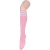 imageWomens Athletic Knee High Socks Outdoor Sport Thigh High Stockings Casual Stripes Tube Socks1 Pack Pink White