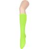 imageWomens Athletic Knee High Socks Outdoor Sport Thigh High Stockings Casual Stripes Tube SocksNeongreen