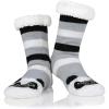 imageAmerican Trends Fuzzy Socks for Women House Socks Indoor Winter Warm Furry Socks Athletic Socks for ChristmasBlakc Raccon B